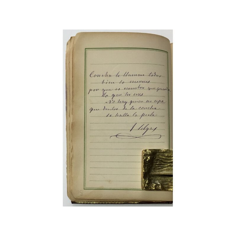 POESIE - CUADERNO MANUSCRITO DE CONCEPCIÓN DE VELASCO