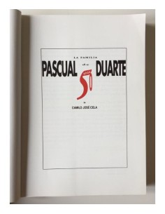 LA FAMILIA DE PASCUAL DUARTE. 50 AÑOS. RECUENTO DE EDICIONES 2