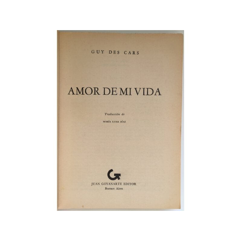 AMOR DE MI VIDA