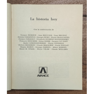 LA HISTORIA HOY