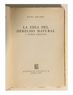 LA IDEA DEL DERECHO NATURAL Y OTROS ENSAYOS 2