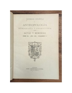 SOCIEDAD ESPAÑOLA DE ANTROPOLOGÍA: ETNOGRAFÍA Y PREHISTORIA 2