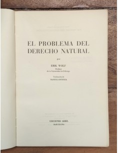 EL PROBLEMA DEL DERECHO NATURAL 2