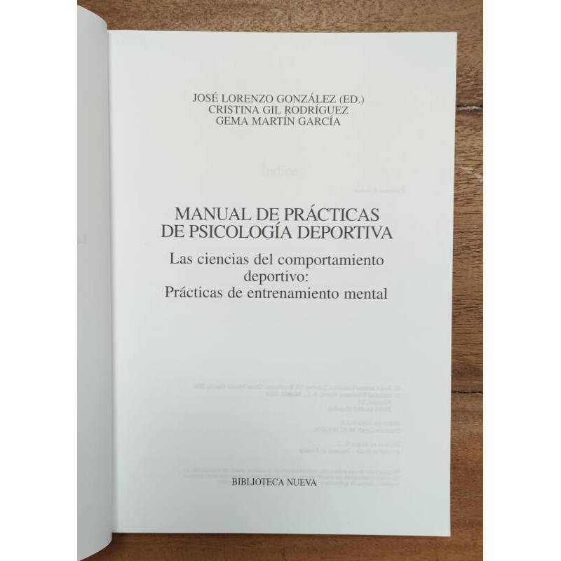 MANUAL DE PRÁCTICAS DE PSICOLOGÍA DEPORTIVA