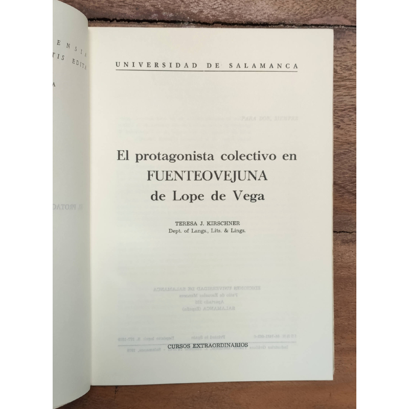 El PROTAGONISTA COLECTIVO EN FUENTEOVEJUNA