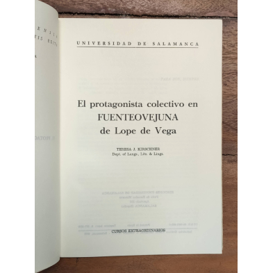 El PROTAGONISTA COLECTIVO EN FUENTEOVEJUNA