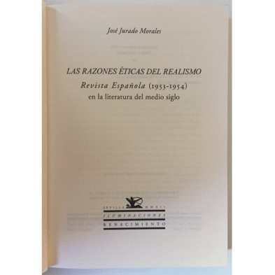 LAS RAZONES ÉTICAS DEL REALISMO. REVISTA ESPAÑOLA (1953-1954)