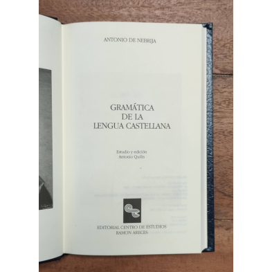 GRAMÁTICA DE LA LENGUA CASTELLANA
