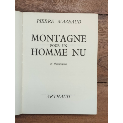 MONTAGNE POUR UN HOMME NU
