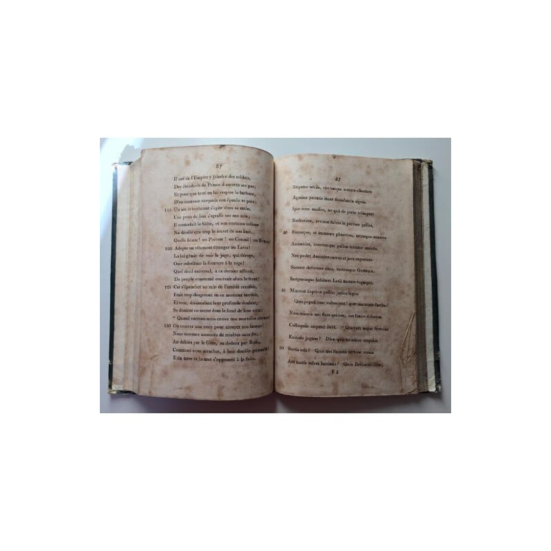 L’ART POÉTIQUE D’HORACE, traduit en vers français; suivi de la seconde édition de la Chute de Rufin, poëme en deux chants, tradu