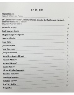 COLECCIÓN DE ARTE CONTEMPORANEO DEL PATRIMONIO NACIONAL 2