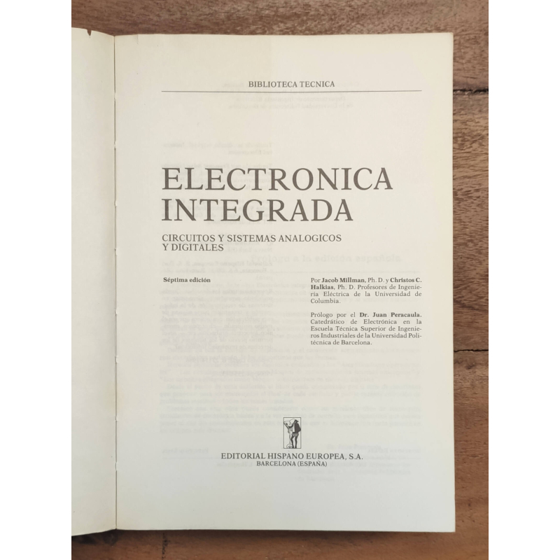 ELECTRÓNICA INTEGRADA: CIRCUITOS Y SISTEMAS ANALÓGICOS Y DIGITALES