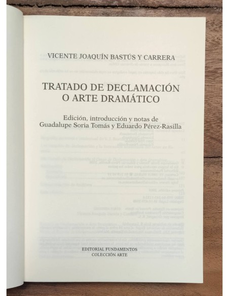 TRATADO DE DECLAMACIÓN O ARTE DRAMÁTICO
