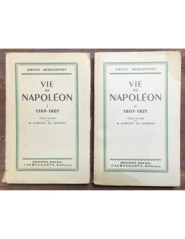 VIE DE NAPOLEON. TOME I ET II