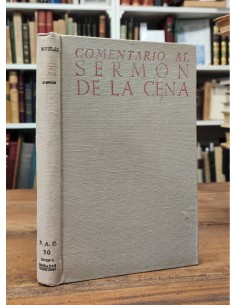 COMENTARIO AL SERMÓN DE LA CENA