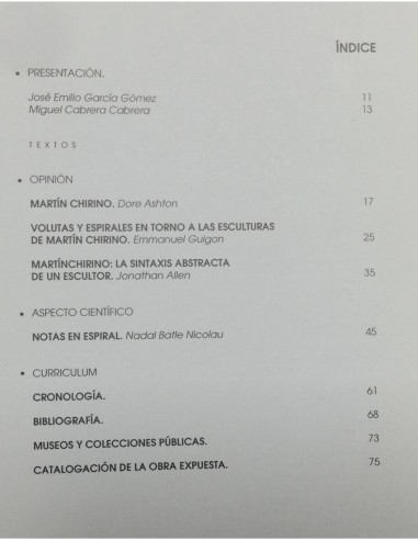 MARTIN CHIRINO. IDENTIDAD Y UNIVERSO