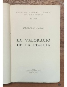 LA VALORACIÓ DE LA PESSETA 2
