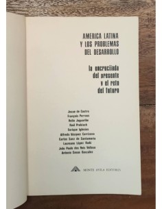 AMÉRICA LATINA Y LOS PROBLEMAS DEL DESARROLLO LA ENCRUCIJADA DEL PRESENTE Y EL RETO DEL FUTURO 2
