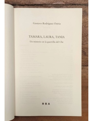 TAMARA, LAURA, TANIA: UN MISTERIO DE LA GUERRILLA DEL CHE