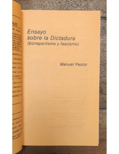 ENSAYO SOBRE LA DICTADURA (BONAPARTISMO Y FASCISMO) 2