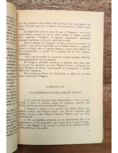 PERFILES DE UN PATRIOTA (JOSÉ MIGUEL CARRERA)