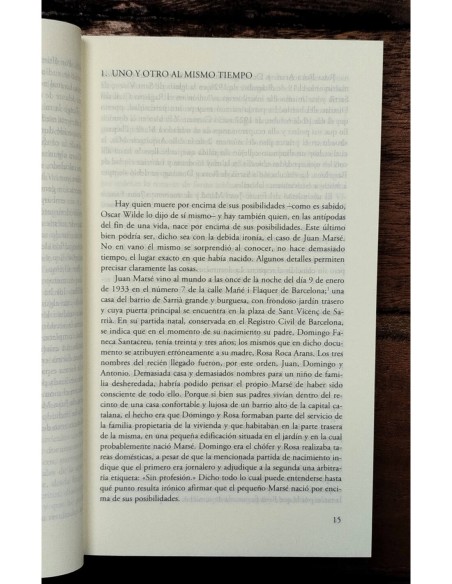 MIENTRAS LLEGA LA FELICIDAD: UNA BIOGRAFÍA DE JUAN MARSÉ