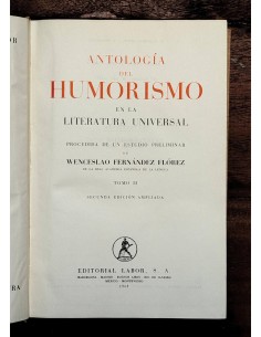 ANTOLOGÍA DE HUMORISMO EN LA LITERATURA UNIVERSAL. TOMO II 2