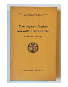 STATO POPOLO E NAZIONE NELLE CULTURE EXTRA-EUROPEE: DISCUSSIONI E PROBLEMI