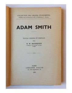 ADAM SMITH: TEXTES CHOISIS 2