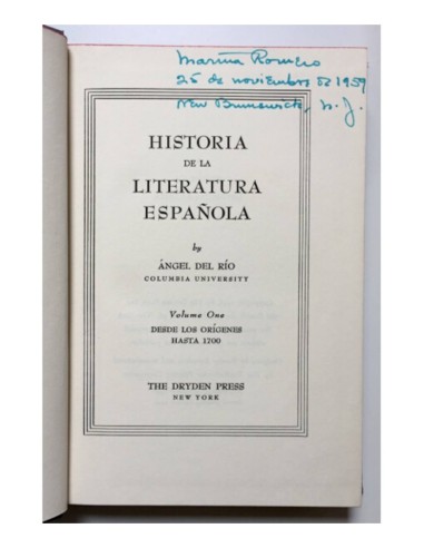 HISTORIA DE LA LITERATURA ESPAÑOLA (DESDE LOS ORÍGENES HASTA 1700. VOL. I: DESDE LOS ORÍGENES HASTA 1700