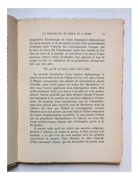 L’ÉVOLUTION DES MÉTHODES EN DIPLOMATIE