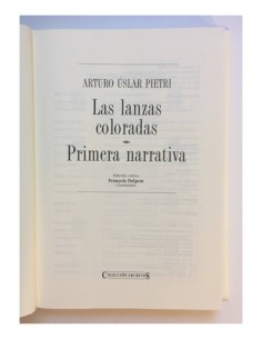 LAS LANZAS COLORADAS. PRIMERA NARRATIVA 2