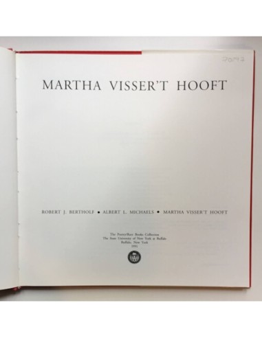MARTHA VISSER’T HOOFT