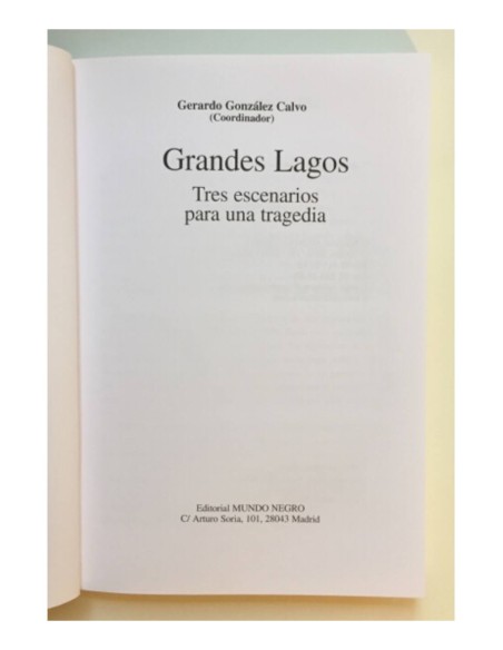 GRANDES LAGOS: TRES ESCENARIOS PARA UNA TRAGEDIA