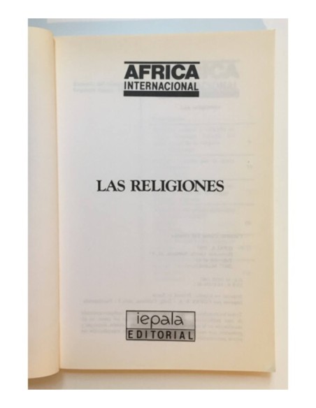 ÁFRICA INTERNACIONAL: LAS RELIGIONES