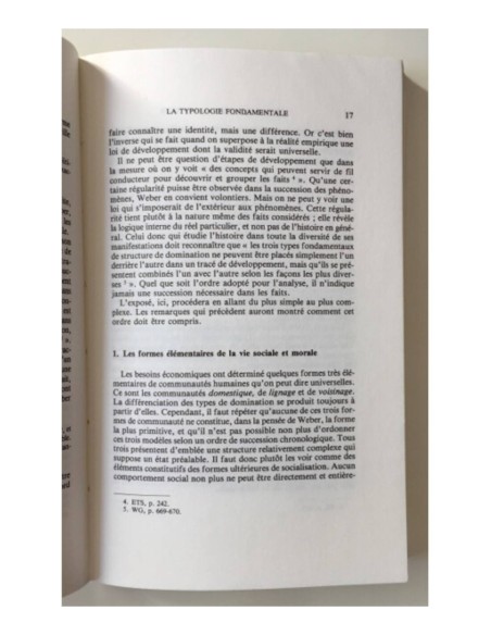 LES MORALES SELON MAX WEBER