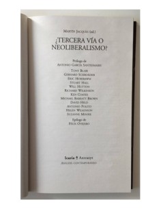 ¿TERCERA VÍA O NEOLIBERALISMO? 2