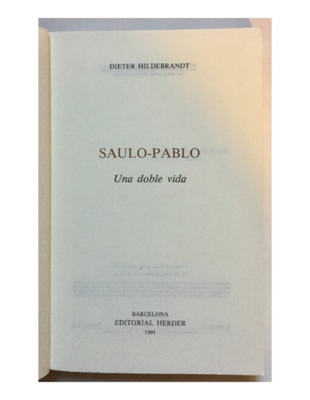 SAULO PABLO: UNA NUEVA VIDA