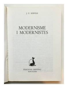 MODERNISME I MODERNISTES 2