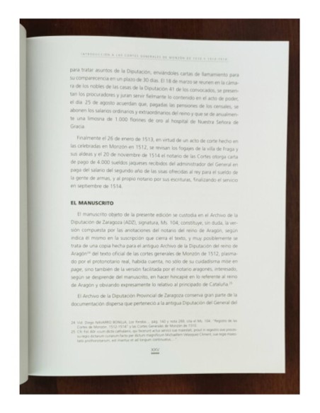 CORTES GENERALES DE MONZÓN 1510. ACTA CURIARUM REGNI ARAGONUM. TOMO XVI VOL 1º. CORTES DEL REINADO DE FERNANDO II/4 (2 TOMOS)