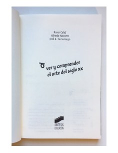 VER Y COMPRENDER EL ARTE DEL SIGLO XX 2