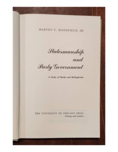 STATESMANSHIP AND PARTY GOVERNMENT 2
