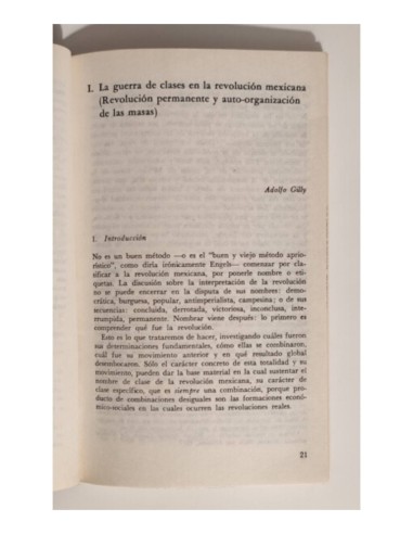 INTERPRETACIONES DE LA REVOLUCIÓN MEXICANA