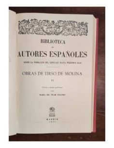 OBRAS DE TIRSO DE MOLINA IV: COMEDIAS BUCÓLICAS Y MITOLÓGICAS. COMEDIAS DE ENREDO 2