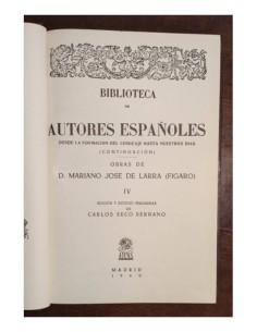 OBRAS DE D. MARIANO JOSÉ DE LARRA (FÍGARO) IV 2