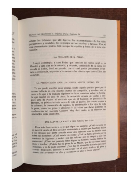 MANUAL DE ORACIONES Y ESPIRITUALES EJERCICIOS (PRIMERA REDACCIÓN)