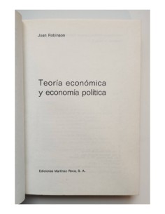 TEORÍA ECONÓMICA Y ECONOMÍA POLÍTICA 2