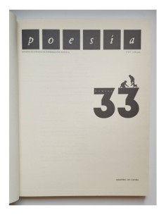 POESÍA. REVISTA ILUSTRADA DE INFORMACIÓN POÉTICA Nº 33 2