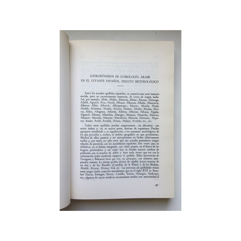 DE ABD AL-RAHMÁN I A ISABEL II. RECOPILACIÓN DE ESTUDIOS DISPERSOS SOBRE HISTORIA DE LA CIENCIA Y DE LA CULTURA ESPAÑOLA OFRECID