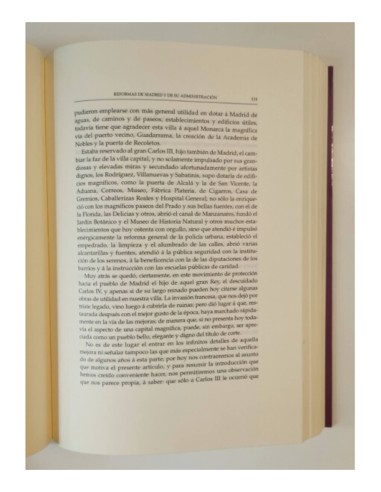 REFORMAS DE MADRID Y SU ADMINISTRACIÓN